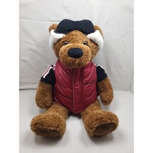 Vintage Eddie Bauer 2003 Brown Plush Teddy Bear Plush Stuffed Animal‎ 12"